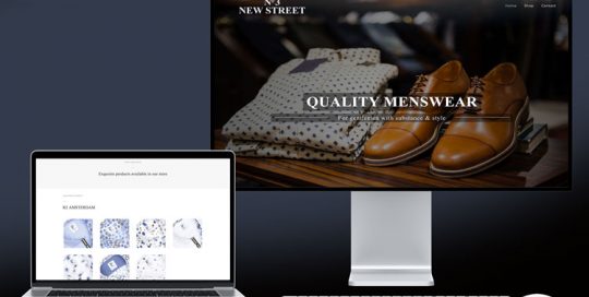 Webby Design website design for No 3 New Street