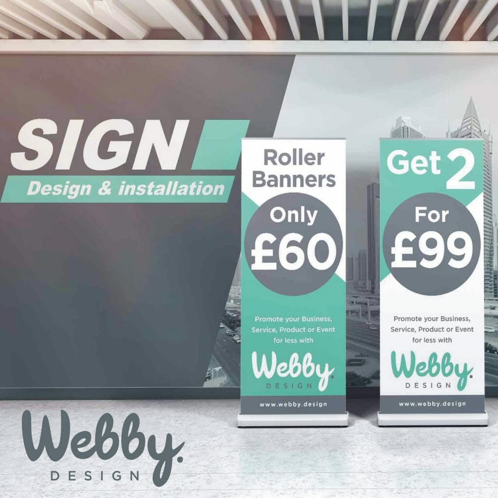 Webby Design Signage Design Service