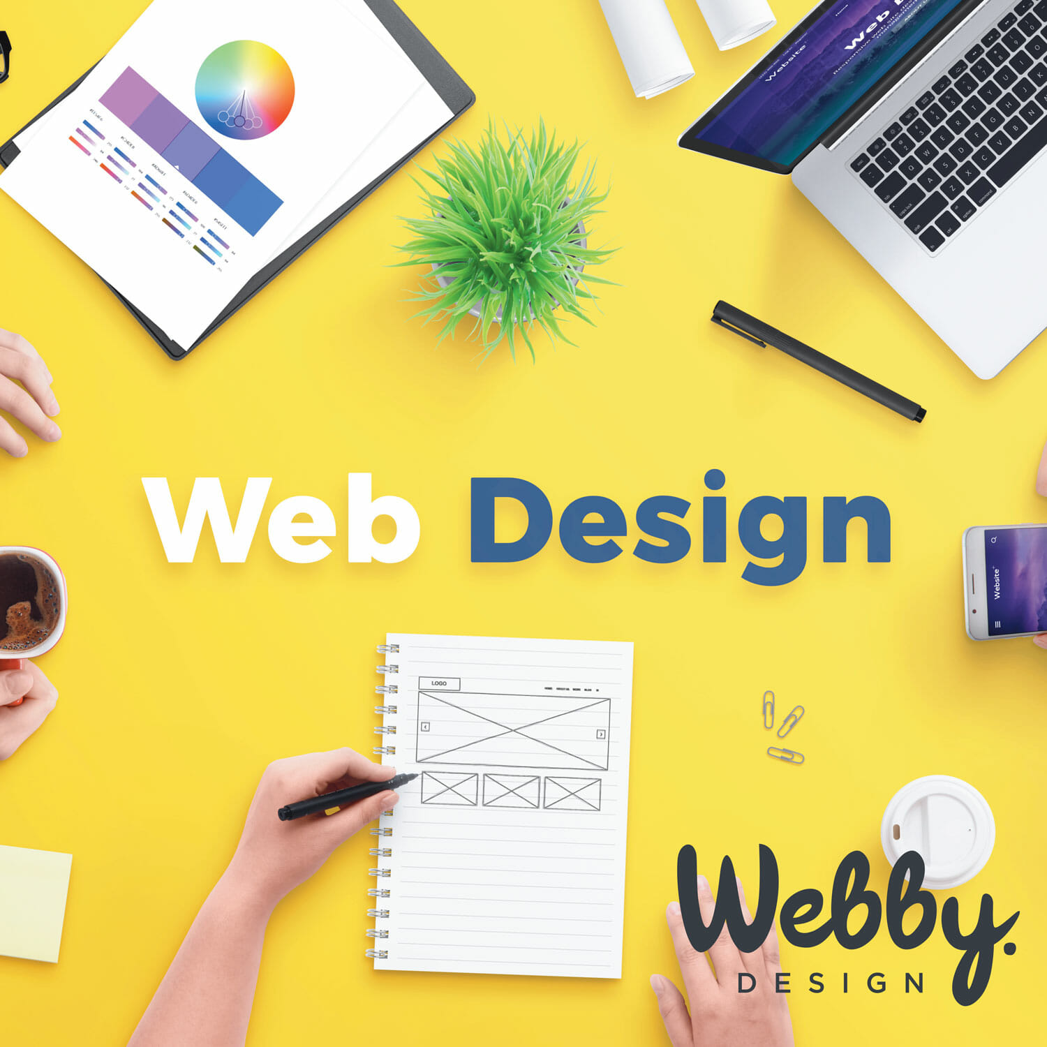 Webby.Design image promoting Website Design Services