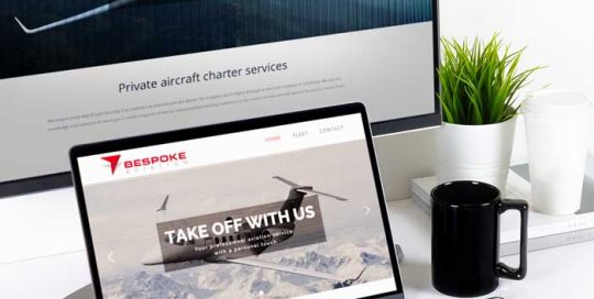 Webby Design Bespoke Aviation Website