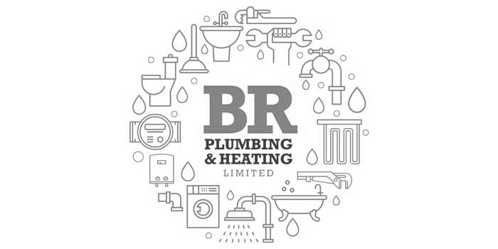 BR Plumbing & Heating Jersey Logo