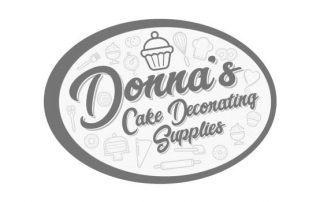 Donnas Cake Decorating Supplies Jersey Logo