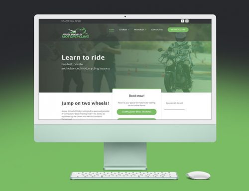 Jersey School of Motorcycling – Brand & Website Design
