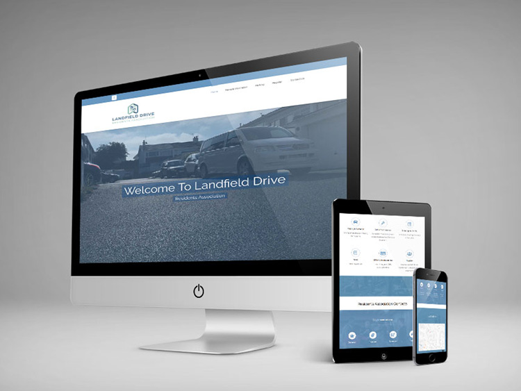 Webby Design Landfield Drive Residents Association Website