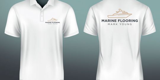 Webby Design Promotional Products Polo Shirts Mark Young Marine Flooring