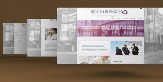 Webby Design Synergy Executive Website