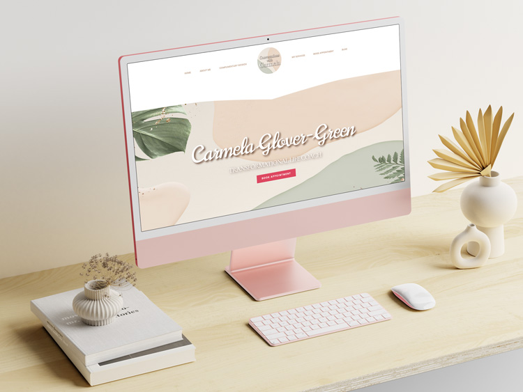 Webby Design Conversations with Carmela new website